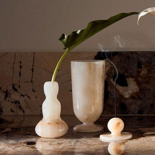 Small Jade Vase-Neutral Decor