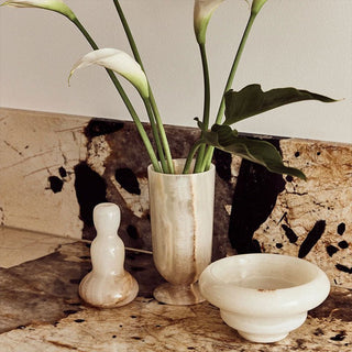 Small Jade Vase-Neutral Decor