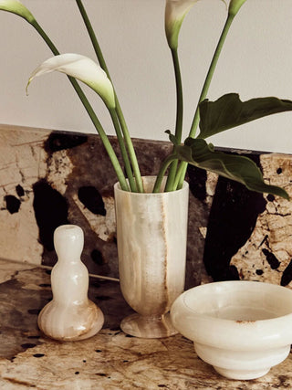 Small Jade Vase-Neutral Decor