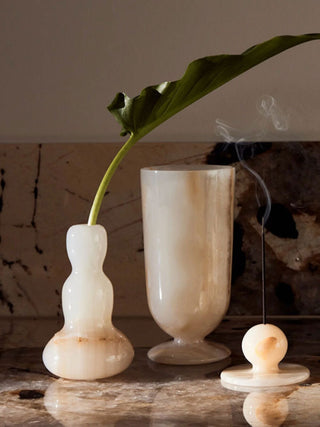 Small Jade Vase-Neutral Decor