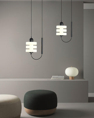 Axis Lampe Suspension Verre Moderne