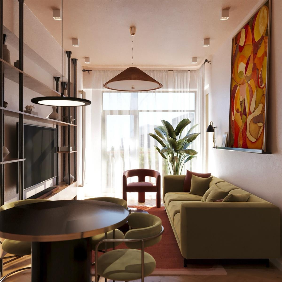 Feyla Natural Woven Pendant Lamp-Neutral Decor