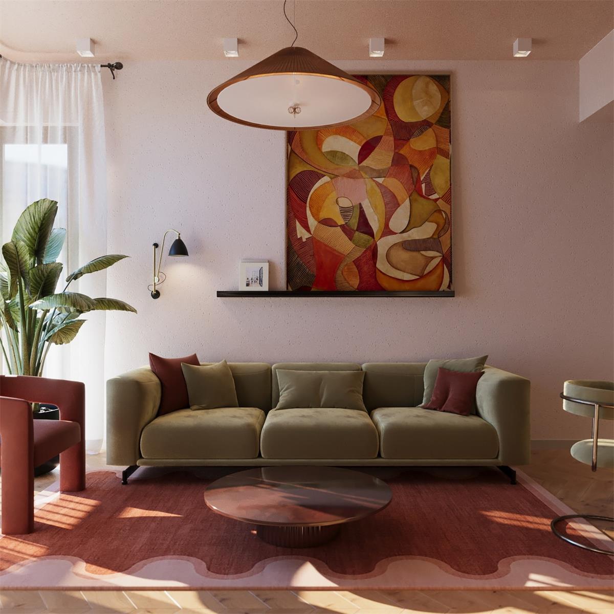 Feyla Natural Woven Pendant Lamp-Neutral Decor
