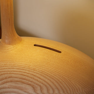 Brixten Lampe de Table en Bois Et Tissu