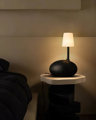 Brixten Lampe de Table en Bois Et Tissu