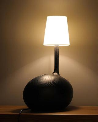 Brixten Lampe de Table en Bois Et Tissu