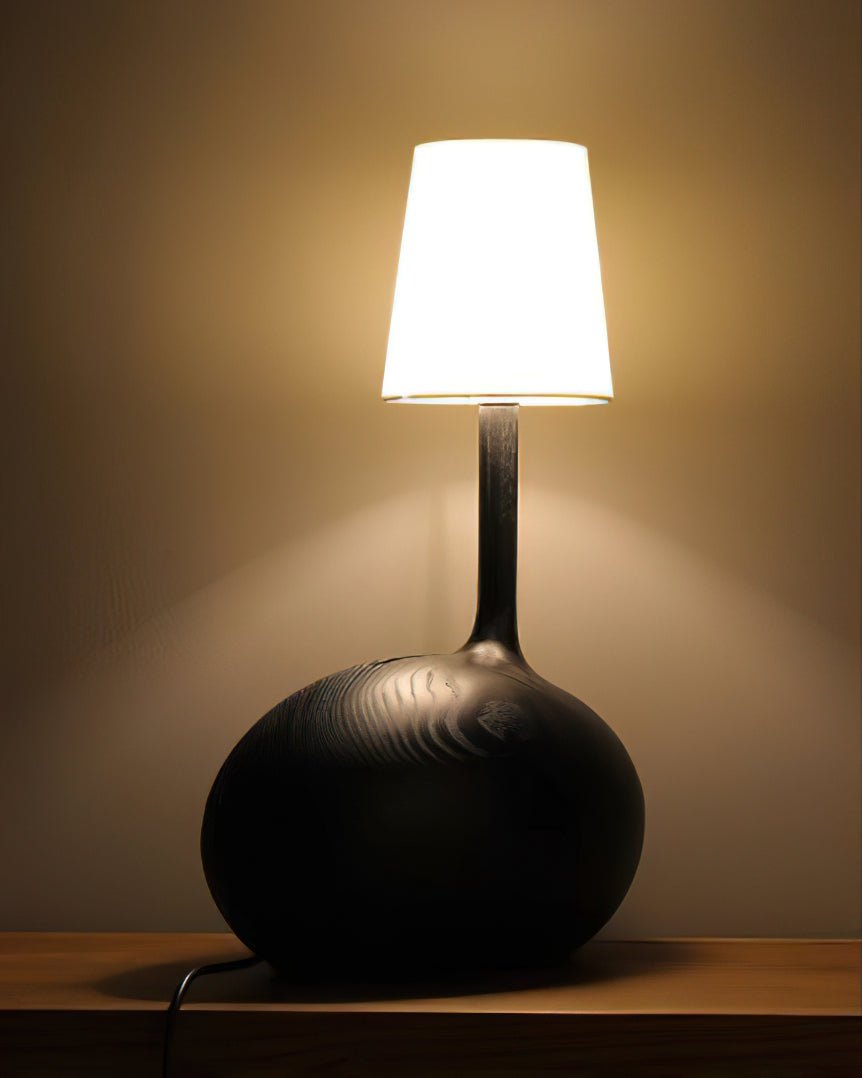 Brixten Lampe de Table en Bois Et Tissu