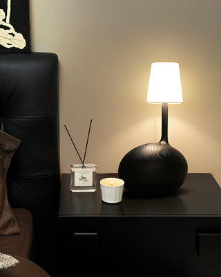 Brixten Lampe de Table en Bois Et Tissu