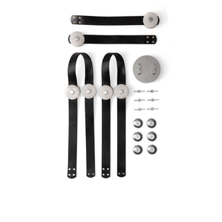 Elraearis Moderne Minimaliste LED Cuir Albâtre Lustre