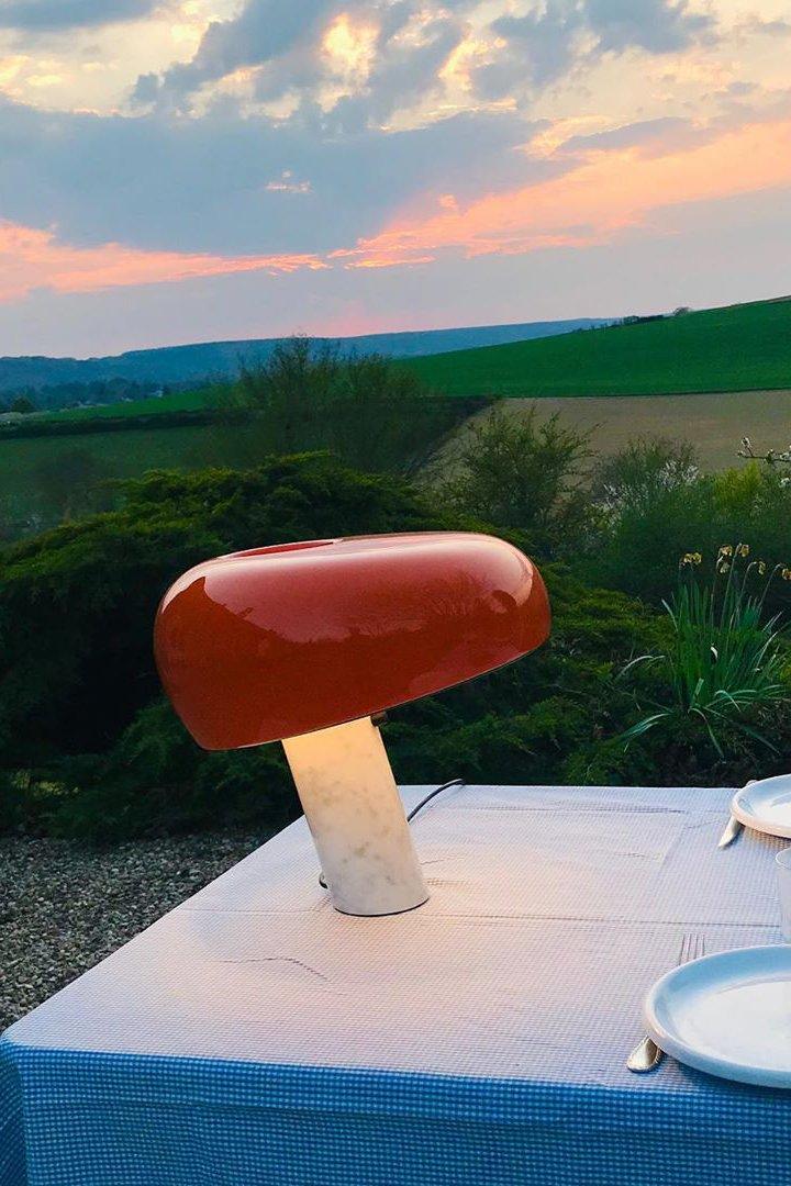 Nucleus Lampe de Table en Marbre