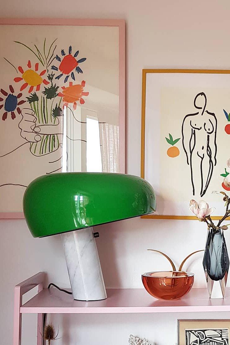 Nucleus Lampe de Table en Marbre