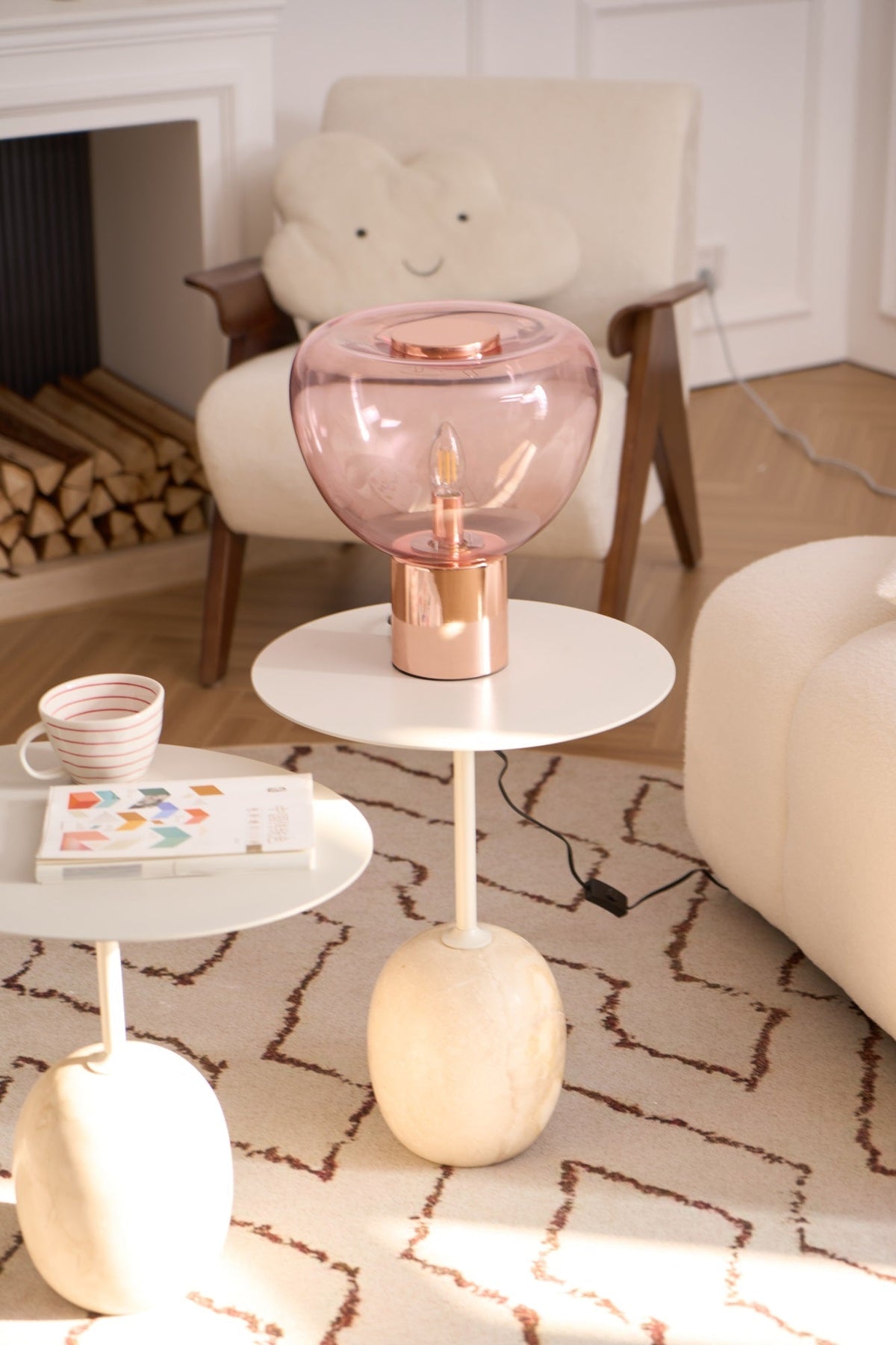 Jade Lampe de Table Moderne