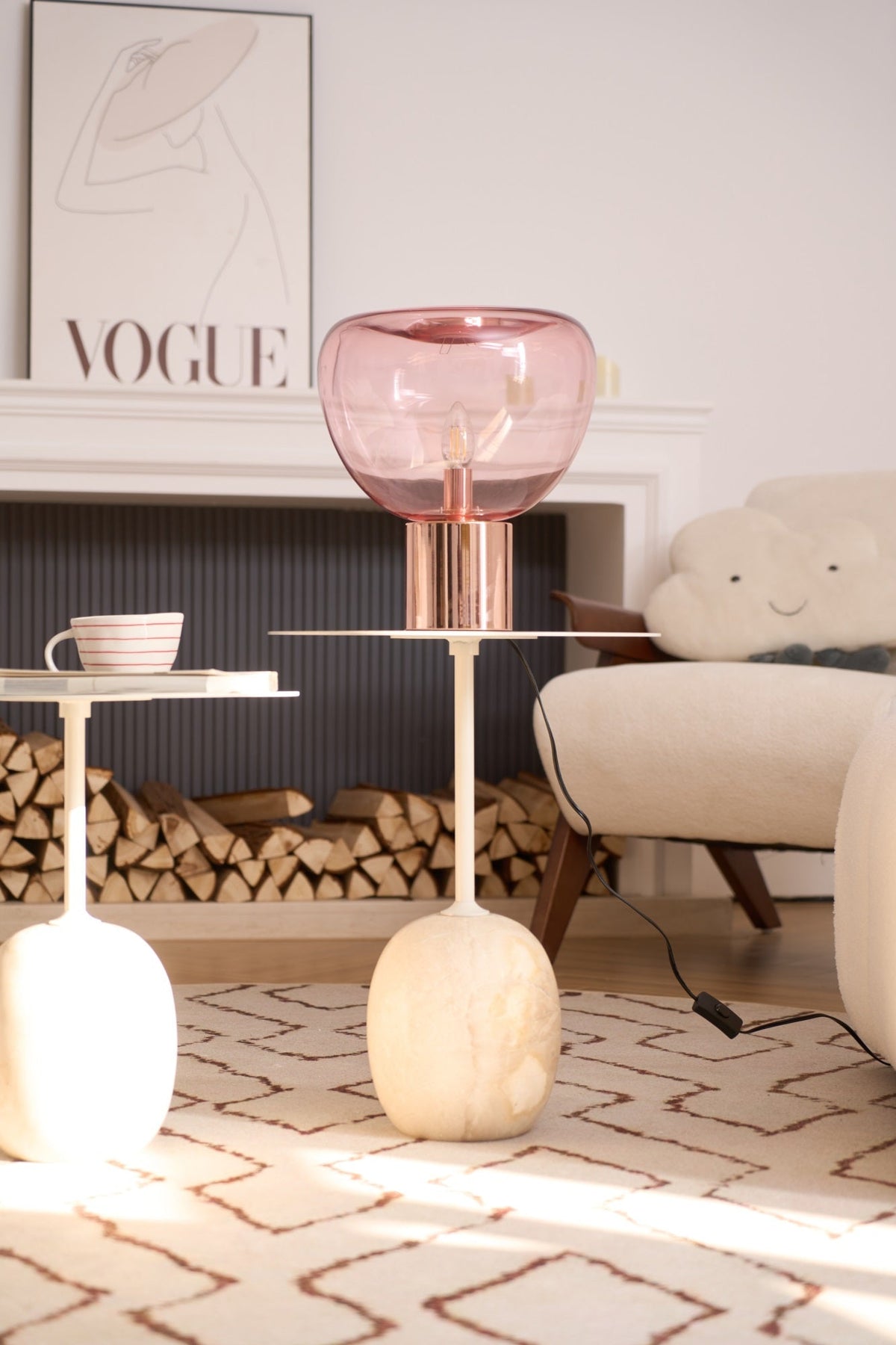 Jade Lampe de Table Moderne