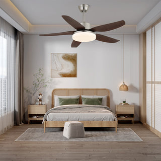 Ventilateur de Plafond Eland en Bois avec Lumière