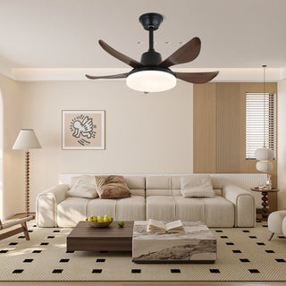 Plafonnier Ventilateur Callen en Bois Moderne