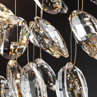Lustra Lustre Cristal Branche Or LED
