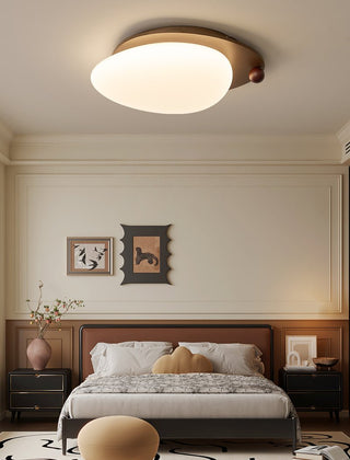 Wood Accent Ceiling Light-Neutral Decor