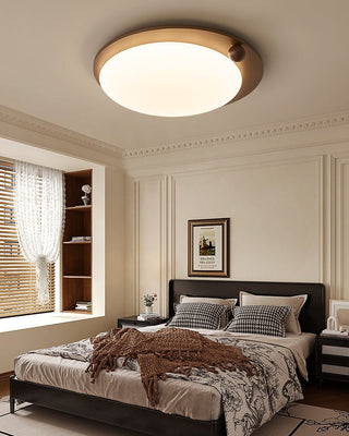 Wood Accent Ceiling Light-Neutral Decor