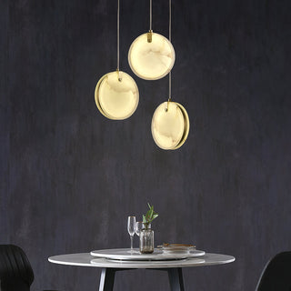 Utalionis Moderne Minimaliste Laiton Albâtre Suspension