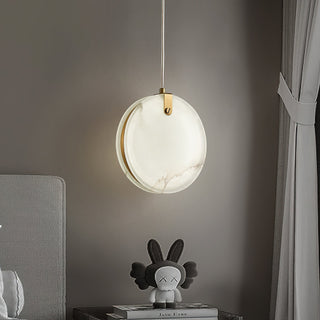 Utalionis Moderne Minimaliste Laiton Albâtre Suspension