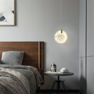 Utalionis Moderne Minimaliste Laiton Albâtre Suspension