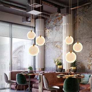 Utalionis Moderne Minimaliste Laiton Albâtre Suspension
