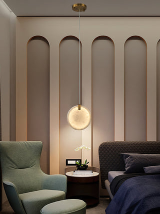 Utalionis Moderne Minimaliste Laiton Albâtre Suspension