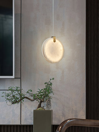 Utalionis Moderne Minimaliste Laiton Albâtre Suspension