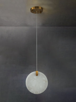 Utalionis Moderne Minimaliste Laiton Albâtre Suspension