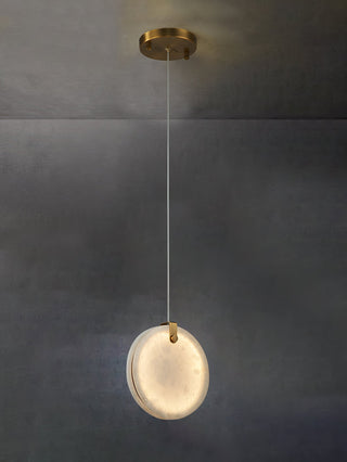 Utalionis Moderne Minimaliste Laiton Albâtre Suspension