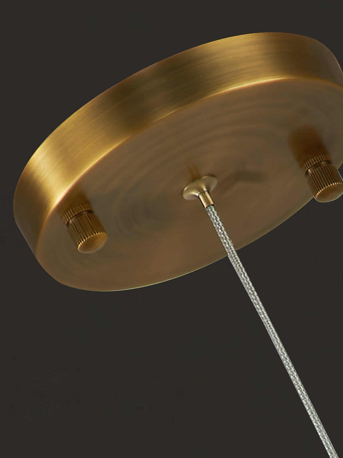 Utalionis Moderne Minimaliste Laiton Albâtre Suspension