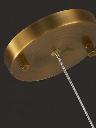 Utalionis Moderne Minimaliste Laiton Albâtre Suspension