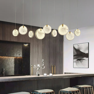 Utalionis Moderne Minimaliste Laiton Albâtre Suspension