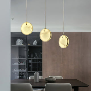 Utalionis Moderne Minimaliste Laiton Albâtre Suspension