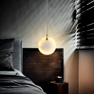 Utalionis Moderne Minimaliste Laiton Albâtre Suspension