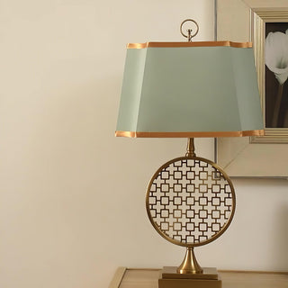 Lineine Tissu Glam Lampe de Table