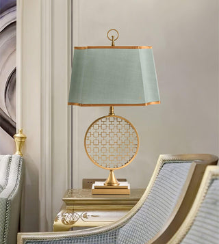 Lineine Tissu Glam Lampe de Table