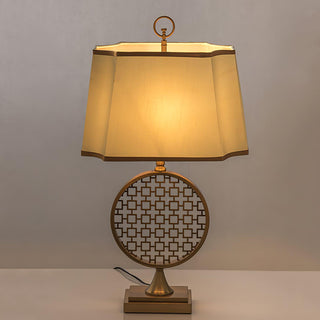 Lineine Tissu Glam Lampe de Table
