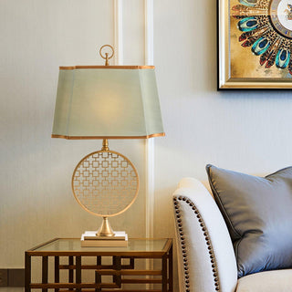 Lineine Tissu Glam Lampe de Table