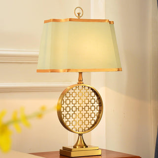 Lineine Tissu Glam Lampe de Table