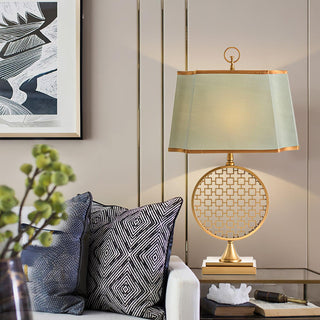 Lineine Tissu Glam Lampe de Table
