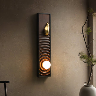 Caleb Applique Murale en Bois Vintage