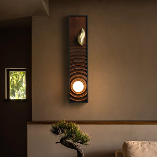 Caleb Applique Murale en Bois Vintage