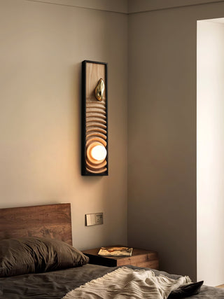 Caleb Applique Murale en Bois Vintage