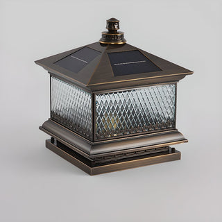 Evelor Classique Diamant Solaire Poteau Extérieur Lumière
