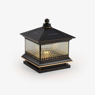 Evelor Classique Diamant Solaire Poteau Extérieur Lumière