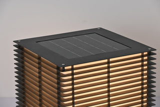 Eryon Lampe Solaire À Grille Extérieure