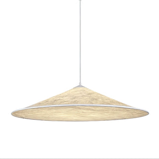 Solara Disc Paper Pendant Lamp-Neutral Decor