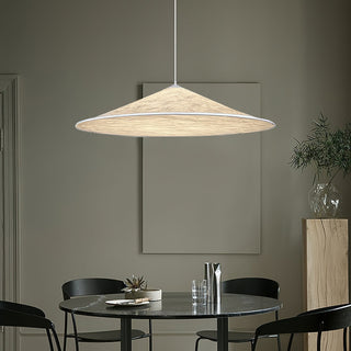 Solara Disc Paper Pendant Lamp-Neutral Decor