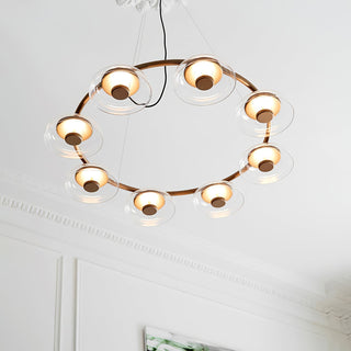 Aethera Lustre circulaire en verre